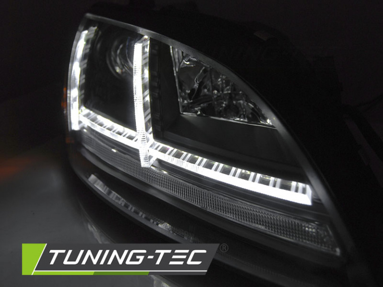 XENON LED Tagfahrlicht Scheinwerfer für Audi TT 8J 06-10 schwarz
